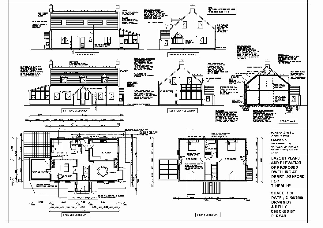 House Plan Construction Drawings